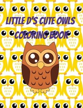 Paperback little d's cute owl's coloring book