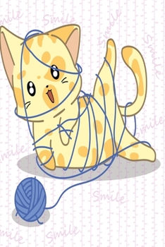 Playing cat notebook: Notebook, Diary and Journal with 120 Lined Pages with cute kitten
