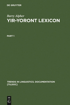 Hardcover Yir-Yoront Lexicon Book