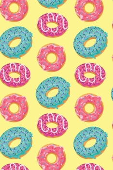 Paperback Colorful Donuts: Graph Paper Notebook, 6x9 Inch, 120 pages Book