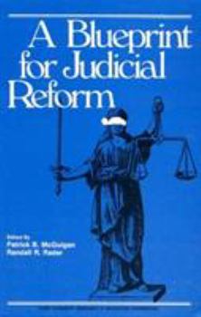 Paperback A Blueprint for Judicial Reform Book