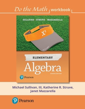 Paperback Do the Math Workbook for Elementary Algebra Book