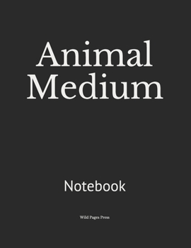 Paperback Animal Medium: Notebook Book