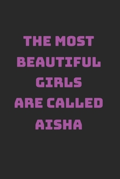 Paperback Aisha Girl Woman Notebook: Graph Paper Journal 6x9 - 120 Pages Book