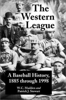 Paperback The Western League: A Baseball History, 1885 Through 1999 Book