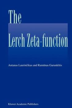 Paperback The Lerch Zeta-Function Book