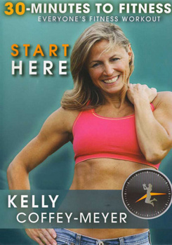 DVD 30 Minutes to Fitness: Start Here with Kelly Coffey-Meyer Book