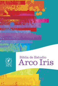Hardcover Ntv Biblia de Estudio Arco Iris, Multicolor Tapa Dura [Spanish] Book