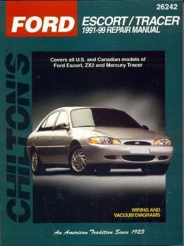 Paperback Ford Escort and Tracer, 1991-99 Book