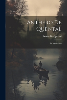 Paperback Anthero De Quental: In Memoriam [Portuguese] Book