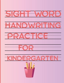 Paperback Sight Word Handwriting Practise Book