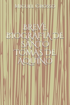 Paperback Breve Biografia de Santo Tomas de Aquino [Spanish] Book