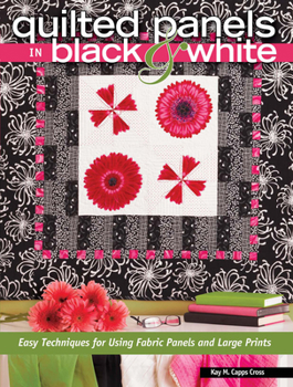 Paperback Quilted Panels in Black and White: Fast and Friendly Techniques for Using Fabric Panels and Large Prints Book