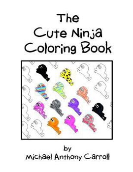 Paperback The Cute Ninja Coloring Book