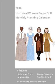 Paperback 2018 Historical Women Paper Doll Monthly Planning Calendar Book