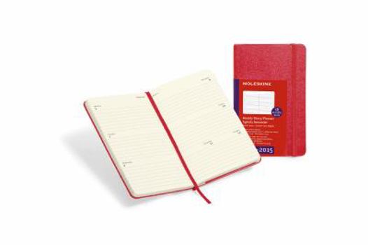 Calendar Moleskine 2013-2014 Weekly Planner, Horizontal, 18 Month, Pocket, Red, Hard Cover (3.5 X 5.5) Book