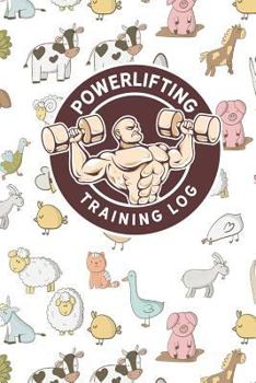 Paperback Powerlifting Training Log Book