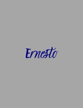 Paperback Ernesto: notebook with the name on the cover, elegant, discreet, official notebook for notes, dot grid notebook, Book