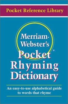 Paperback Merriam-Webster's Pocket Rhyming Dictionary Book