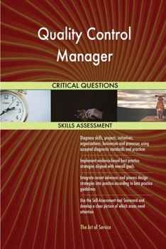 Paperback Quality Control Manager Critical Questions Skills Assessment Book