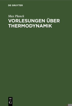 Hardcover Vorlesungen Über Thermodynamik [German] Book