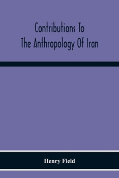 Paperback Contributions To The Anthropology Of Iran Book