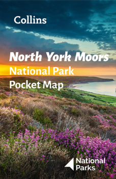 Hardcover North York Moors National Park Pocket Map Book