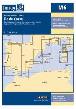 Map Imray Chart M6: Ile de Corse (M Series) Book