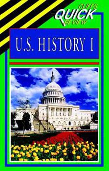 Paperback Cliffsquickreview United States History I Book