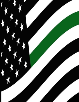 Paperback 2020 Diary: Thin Green Line 2020 Daily Diary, A Day To A Page 2020 Planner Border Patrol Diary Book