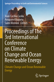 Proceedings of the 3rd International Conference on Climate Change and Ocean Renewable Energy : Climate Change and Ocean Renewable Energy