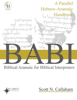 Paperback Biblical Aramaic for Biblical Interpreters: A Parallel Hebrew-Aramaic Handbook Book