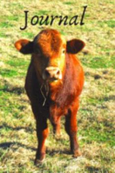 Cute Baby Brown Cow Ranch Lover's  Journal for Daily Thoughts Notebook Cute Diary for Outdoor People: Gratitude inspiration & Brainstorming Blank Lined Paper Book (Journal has a matching Planner)