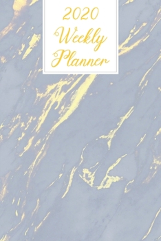 Paperback 2020 Weekly Planner: Elegant Marble Academic Weekly Planner 2020, Planner Organizer Journal Book