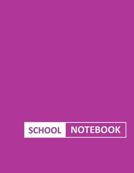 Pink College Notebooks . School Blocnotes on graph paper / Blank Lightweight grid paper Workbook  / Matte Pink cover / Size at (8.5" x 11" in) / (21.59 x 27.94 cm)