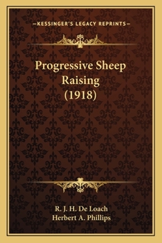 Paperback Progressive Sheep Raising (1918) Book