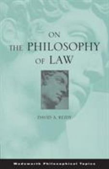 Paperback On the Philosophy of Law Book