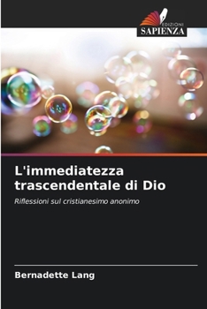 Paperback L'immediatezza trascendentale di Dio [Italian] Book