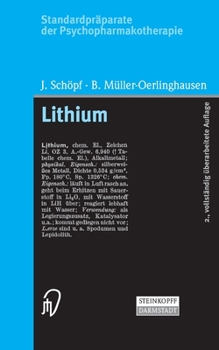 Paperback Standardpräparate Der Psychopharmakotherapie. Lithium [German] Book