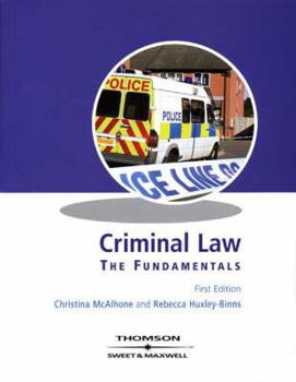 Paperback Criminal Law: The Fundamentals, Criminal Law Book