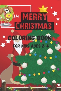 Paperback Christmas Coloring Book for Kids Ages 2-4: Regular Christmas Coloring Pages Book