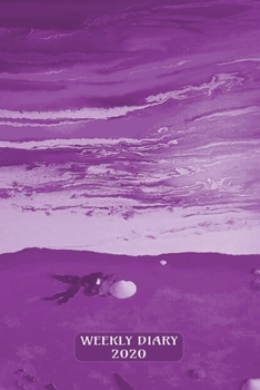Weekly Diary 2020: Week to a page planner with added extras in the Diary for Student/Teacher/Home/Business - Sea Landscape Purple Cover