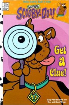 Paperback Scooby-Doo! Get a Clue! with Sticker (Sticker Activity Book to Color) Book
