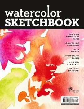 Paperback Watercolor Sketchbook - Large Black Fliptop Spiral (Landscape) Book