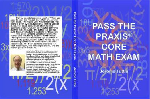 Paperback Pass the PRAXIS(R) Core Math Exam Book