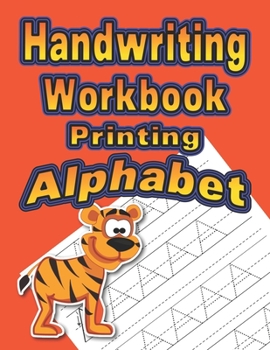 Paperback Handwriting Workbook: Printing - Alphabet [Large Print] Book