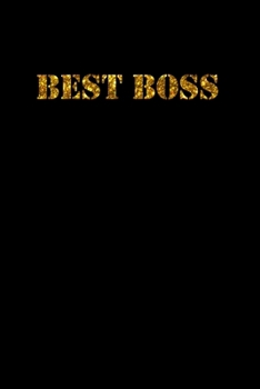 Best Boss book gift golden letters Notebook universal size A5  (6 x 9 in)  110 Lined lines Pages Journal: Notebook funny for drawing Dairy Journal ... school trainer mentor manager motivational