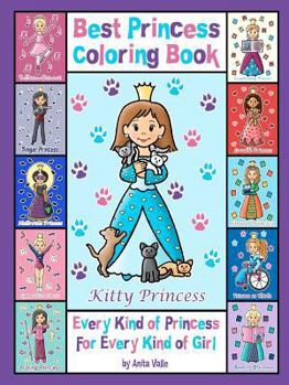 Paperback Best Princess Coloring Book