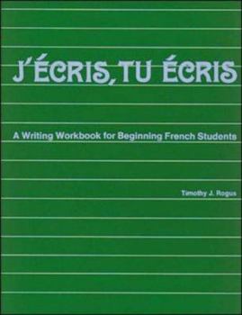 Paperback J'Ecris, Tu Ecris Book