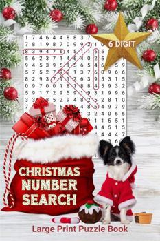 Christmas Number Search 6 Digit: Large Print Puzzle Book